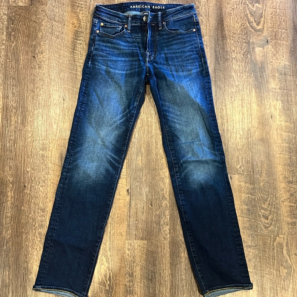 Mens straight leg AE jeans 28x34